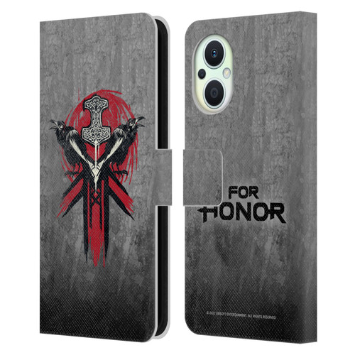 For Honor Icons Viking Leather Book Wallet Case Cover For OPPO Reno8 Lite