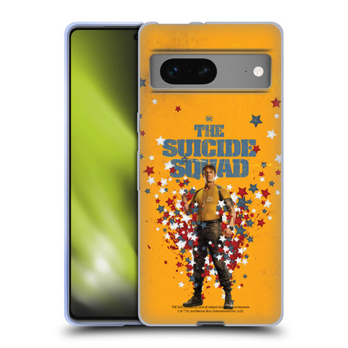 The Suicide Squad 2021 Character Poster Rick Flag Soft Gel Case for Google Pixel 7