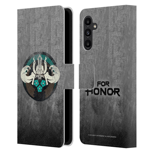 For Honor Icons Samurai Leather Book Wallet Case Cover For Samsung Galaxy A13 5G (2021)