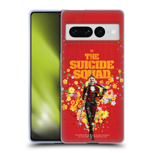 The Suicide Squad 2021 Character Poster Harley Quinn Soft Gel Case for Google Pixel 7 Pro