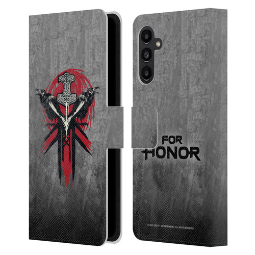 For Honor Icons Viking Leather Book Wallet Case Cover For Samsung Galaxy A13 5G (2021)