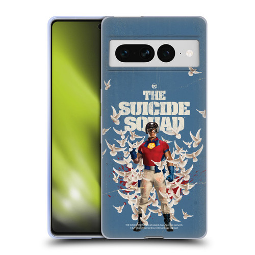 The Suicide Squad 2021 Character Poster Peacemaker Soft Gel Case for Google Pixel 7 Pro