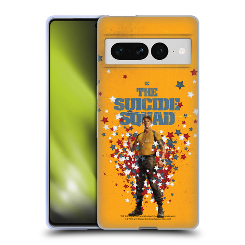 The Suicide Squad 2021 Character Poster Rick Flag Soft Gel Case for Google Pixel 7 Pro