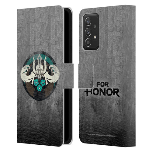 For Honor Icons Samurai Leather Book Wallet Case Cover For Samsung Galaxy A53 5G (2022)
