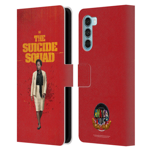 The Suicide Squad 2021 Character Poster Amanda Waller Leather Book Wallet Case Cover For Motorola Edge S30 / Moto G200 5G