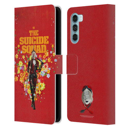 The Suicide Squad 2021 Character Poster Harley Quinn Leather Book Wallet Case Cover For Motorola Edge S30 / Moto G200 5G