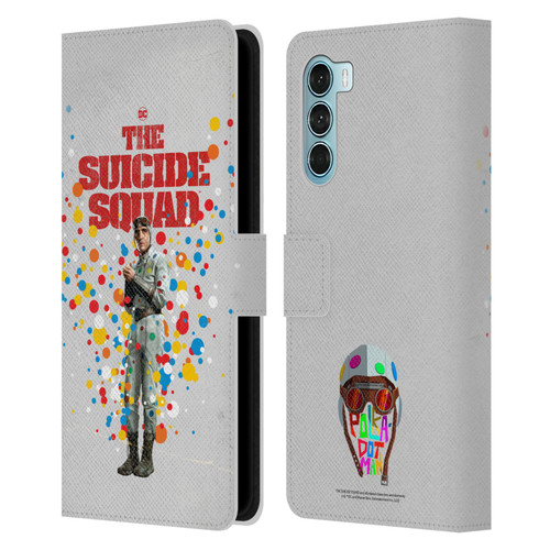 The Suicide Squad 2021 Character Poster Polkadot Man Leather Book Wallet Case Cover For Motorola Edge S30 / Moto G200 5G