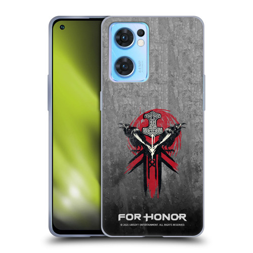 For Honor Icons Viking Soft Gel Case for OPPO Reno7 5G / Find X5 Lite