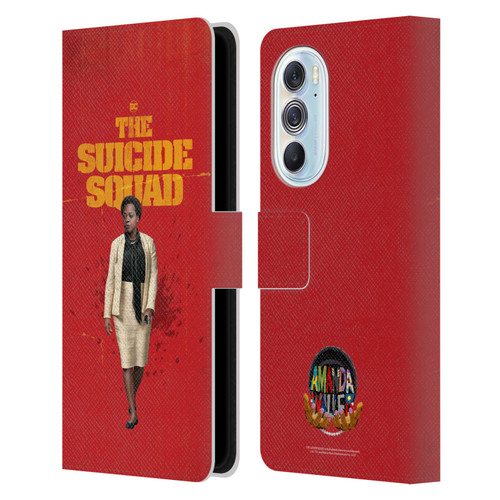 The Suicide Squad 2021 Character Poster Amanda Waller Leather Book Wallet Case Cover For Motorola Edge X30