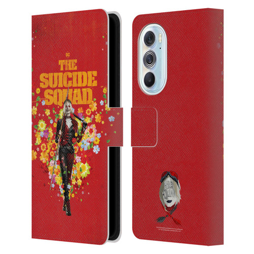 The Suicide Squad 2021 Character Poster Harley Quinn Leather Book Wallet Case Cover For Motorola Edge X30