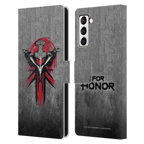 For Honor Icons Viking Leather Book Wallet Case Cover For Samsung Galaxy S21+ 5G