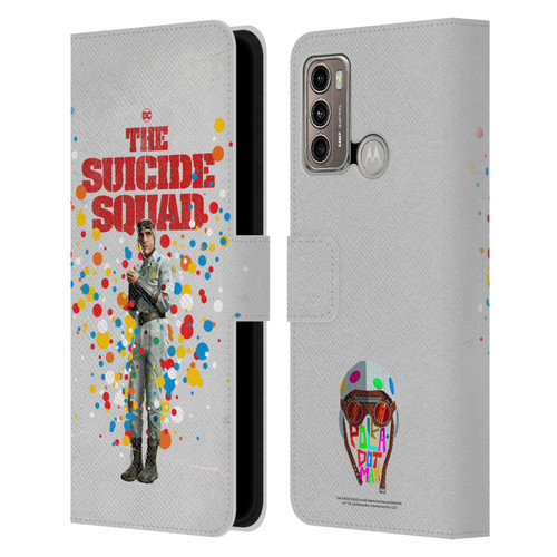 The Suicide Squad 2021 Character Poster Polkadot Man Leather Book Wallet Case Cover For Motorola Moto G60 / Moto G40 Fusion