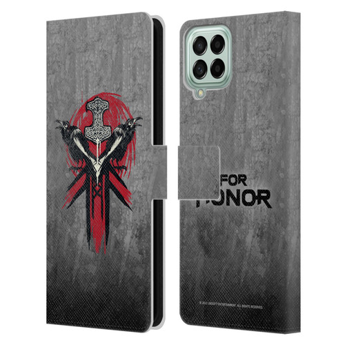 For Honor Icons Viking Leather Book Wallet Case Cover For Samsung Galaxy M33 (2022)