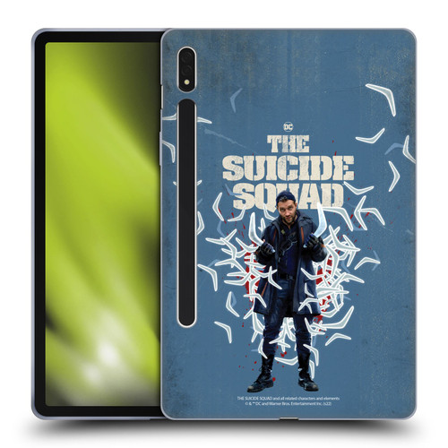 The Suicide Squad 2021 Character Poster Captain Boomerang Soft Gel Case for Samsung Galaxy Tab S8