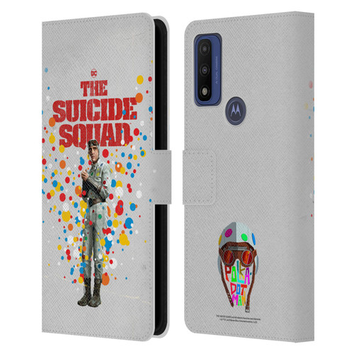 The Suicide Squad 2021 Character Poster Polkadot Man Leather Book Wallet Case Cover For Motorola G Pure