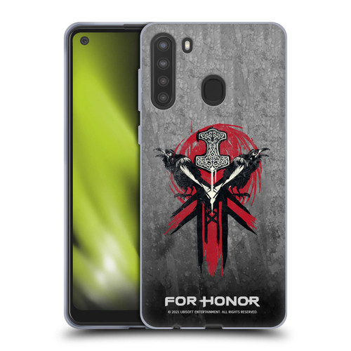 For Honor Icons Viking Soft Gel Case for Samsung Galaxy A21 (2020)