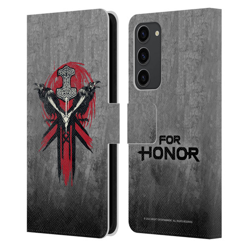 For Honor Icons Viking Leather Book Wallet Case Cover For Samsung Galaxy S23+ 5G
