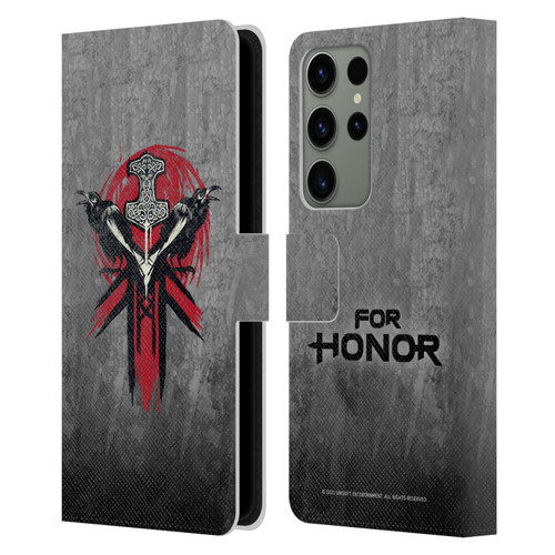 For Honor Icons Viking Leather Book Wallet Case Cover For Samsung Galaxy S23 Ultra 5G