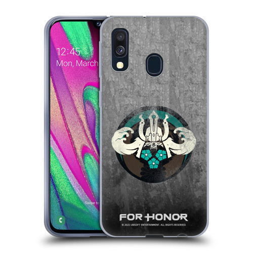 For Honor Icons Samurai Soft Gel Case for Samsung Galaxy A40 (2019)