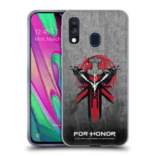 For Honor Icons Viking Soft Gel Case for Samsung Galaxy A40 (2019)