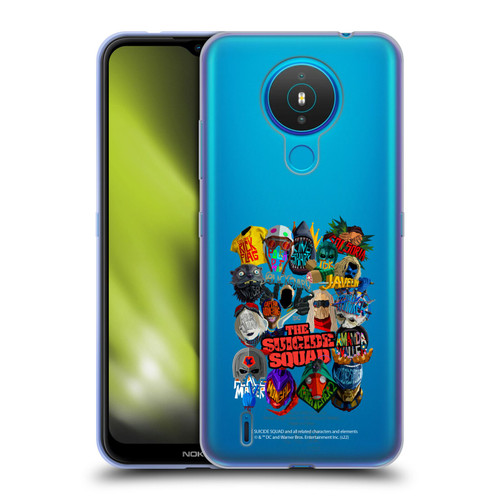 The Suicide Squad 2021 Character Poster Group Head Soft Gel Case for Nokia 1.4