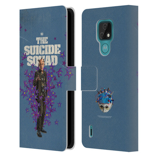 The Suicide Squad 2021 Character Poster Thinker Leather Book Wallet Case Cover For Motorola Moto E7