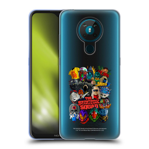 The Suicide Squad 2021 Character Poster Group Head Soft Gel Case for Nokia 5.3