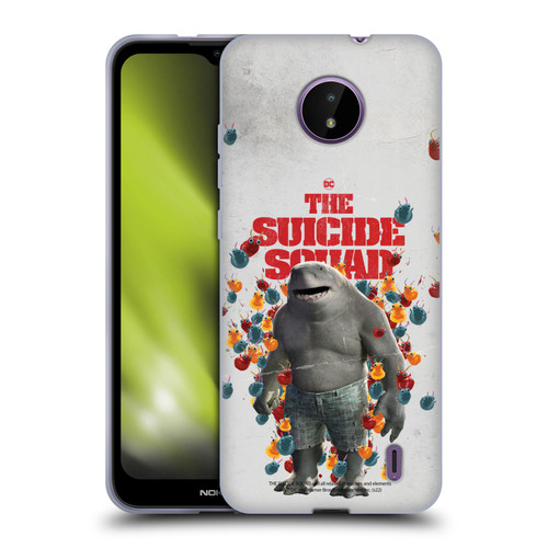 The Suicide Squad 2021 Character Poster King Shark Soft Gel Case for Nokia C10 / C20