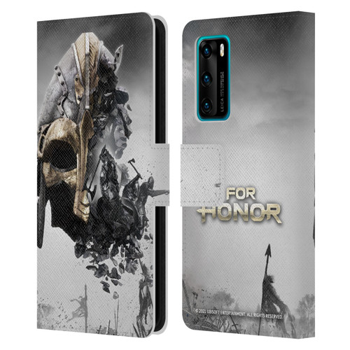 For Honor Key Art Viking Leather Book Wallet Case Cover For Huawei P40 5G