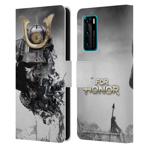 For Honor Key Art Samurai Leather Book Wallet Case Cover For Huawei P40 5G