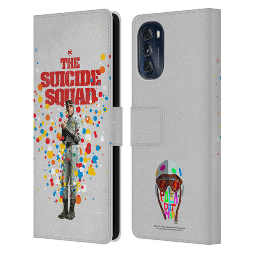 The Suicide Squad 2021 Character Poster Polkadot Man Leather Book Wallet Case Cover For Motorola Moto G (2022)