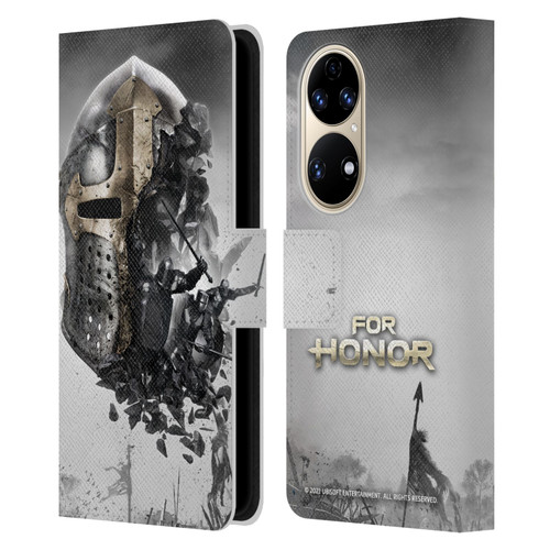 For Honor Key Art Knight Leather Book Wallet Case Cover For Huawei P50
