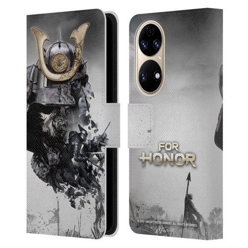 For Honor Key Art Samurai Leather Book Wallet Case Cover For Huawei P50