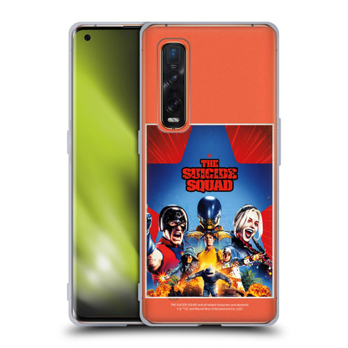 The Suicide Squad 2021 Character Poster Group Soft Gel Case for OPPO Find X2 Pro 5G