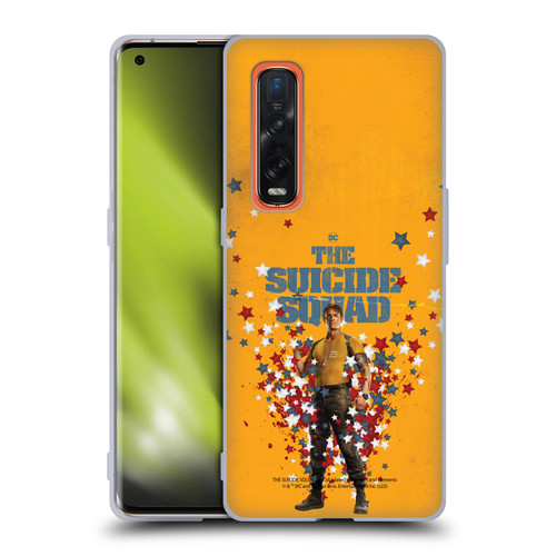 The Suicide Squad 2021 Character Poster Rick Flag Soft Gel Case for OPPO Find X2 Pro 5G