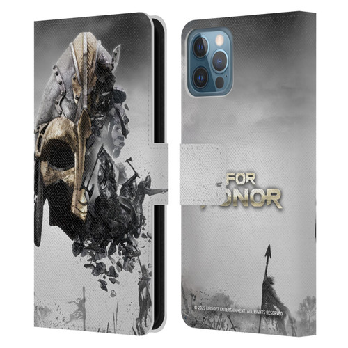 For Honor Key Art Viking Leather Book Wallet Case Cover For Apple iPhone 12 / iPhone 12 Pro