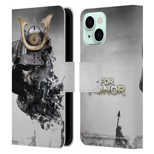 For Honor Key Art Samurai Leather Book Wallet Case Cover For Apple iPhone 13 Mini