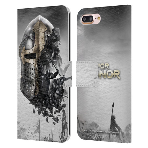 For Honor Key Art Knight Leather Book Wallet Case Cover For Apple iPhone 7 Plus / iPhone 8 Plus
