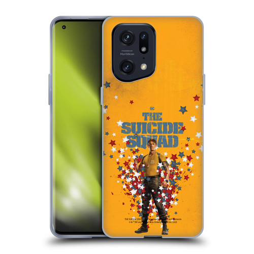 The Suicide Squad 2021 Character Poster Rick Flag Soft Gel Case for OPPO Find X5 Pro
