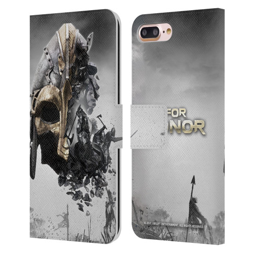 For Honor Key Art Viking Leather Book Wallet Case Cover For Apple iPhone 7 Plus / iPhone 8 Plus