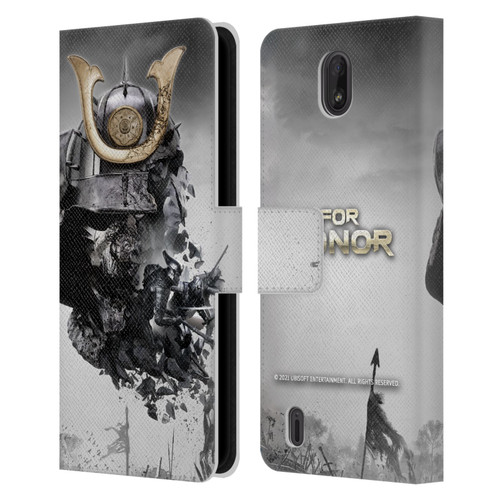For Honor Key Art Samurai Leather Book Wallet Case Cover For Nokia C01 Plus/C1 2nd Edition