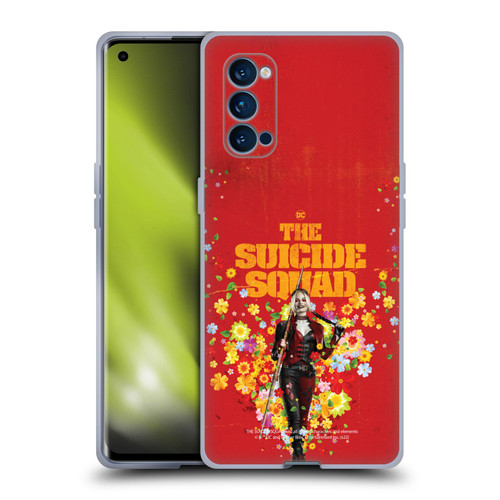 The Suicide Squad 2021 Character Poster Harley Quinn Soft Gel Case for OPPO Reno 4 Pro 5G