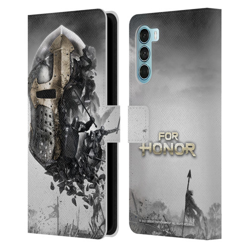 For Honor Key Art Knight Leather Book Wallet Case Cover For Motorola Edge S30 / Moto G200 5G