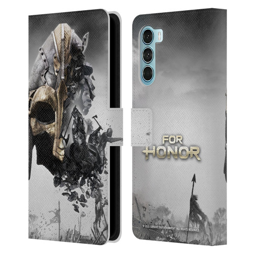 For Honor Key Art Viking Leather Book Wallet Case Cover For Motorola Edge S30 / Moto G200 5G
