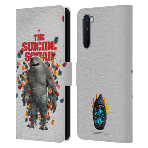 The Suicide Squad 2021 Character Poster King Shark Leather Book Wallet Case Cover For OnePlus Nord 5G