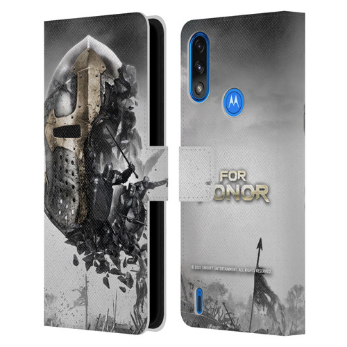 For Honor Key Art Knight Leather Book Wallet Case Cover For Motorola Moto E7 Power / Moto E7i Power