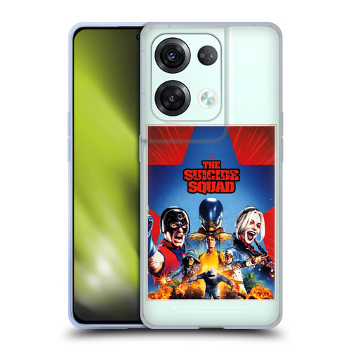 The Suicide Squad 2021 Character Poster Group Soft Gel Case for OPPO Reno8 Pro