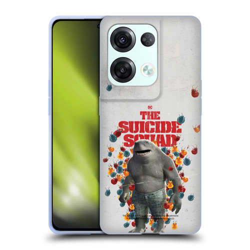 The Suicide Squad 2021 Character Poster King Shark Soft Gel Case for OPPO Reno8 Pro