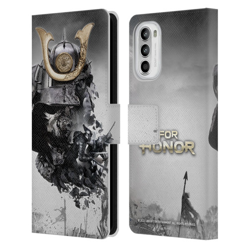 For Honor Key Art Samurai Leather Book Wallet Case Cover For Motorola Moto G52