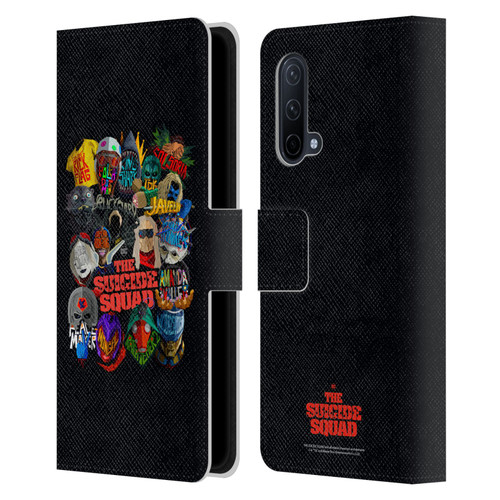 The Suicide Squad 2021 Character Poster Group Head Leather Book Wallet Case Cover For OnePlus Nord CE 5G